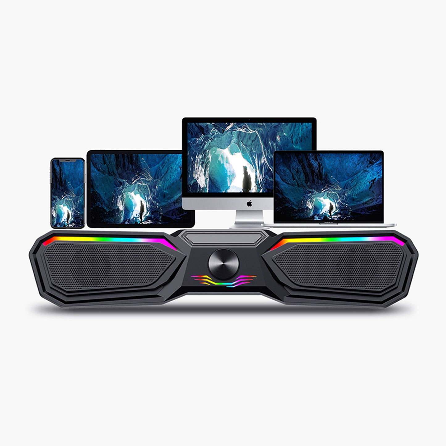 Havit SK213 RGB Light Computer Speaker (HAVSK213BLK)