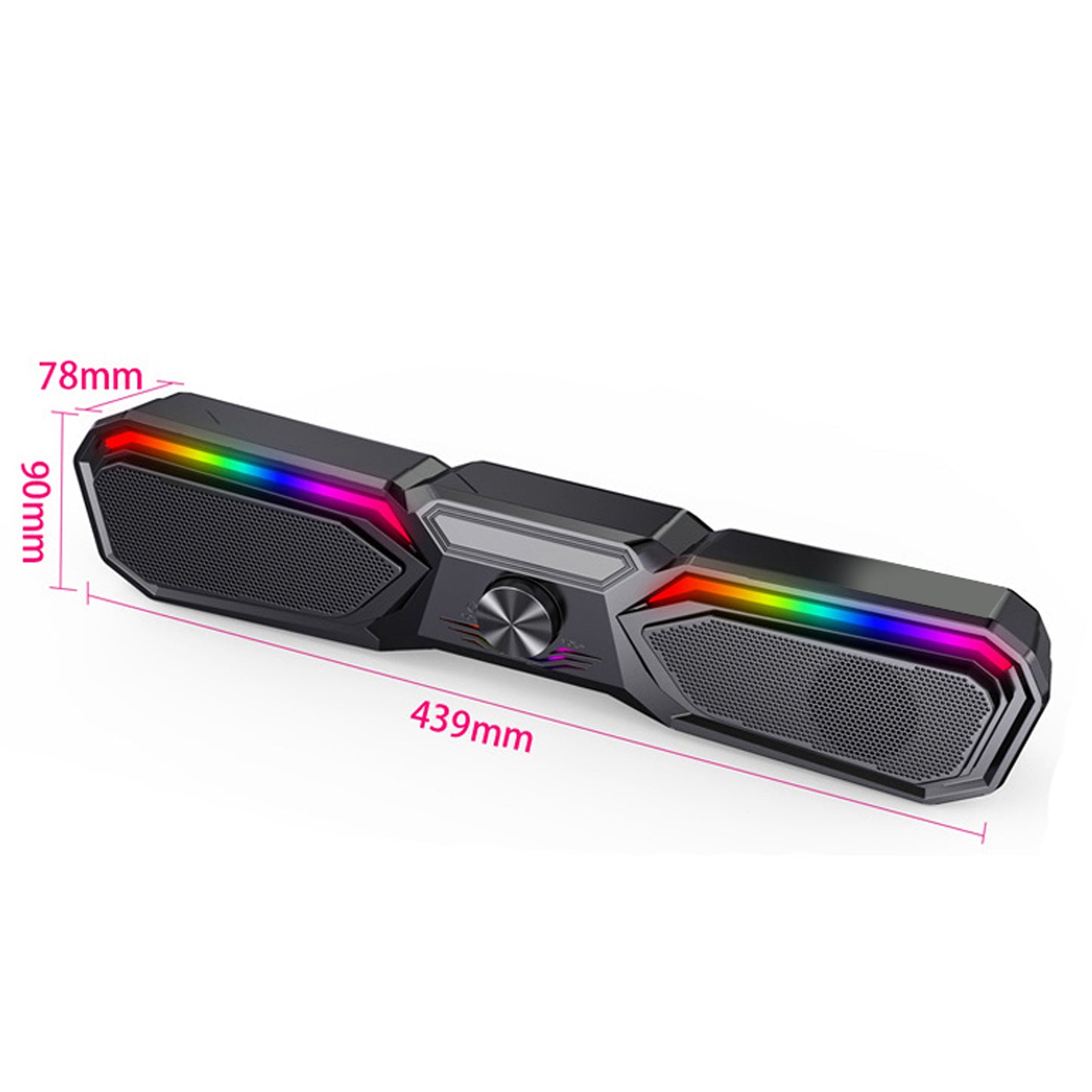 Havit SK213 RGB Light Computer Speaker (HAVSK213BLK)