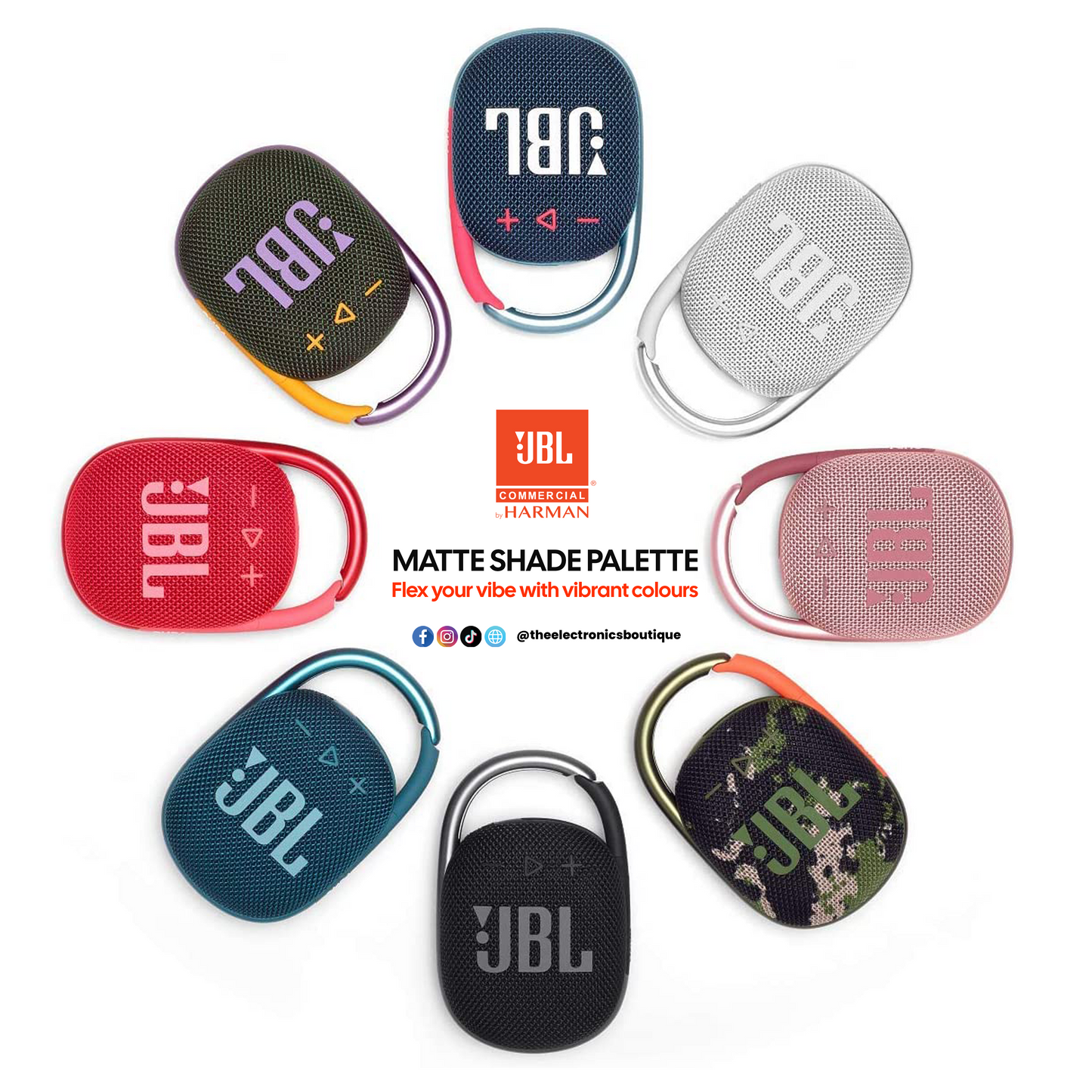 JBL CLIP 4 Ultra-portable Waterproof Speaker