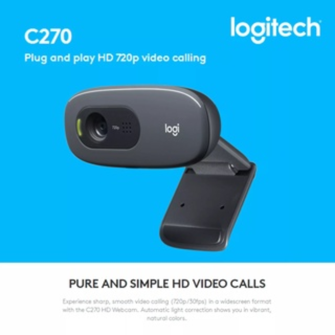 LOGITECH C270 HD WEBCAM