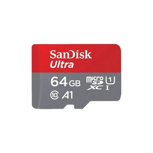 Sandisk 64GB Ultra A1 Micro SDHC-1 Class 10 with Adapter (100mb/s)