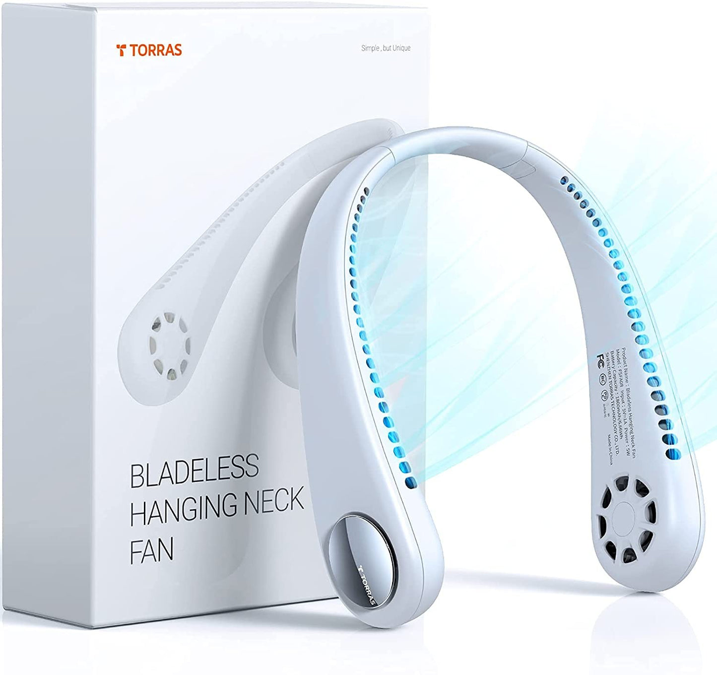 Portable Hanging Lazy Fan Rechargeable Bladeless Sports Neck Fan