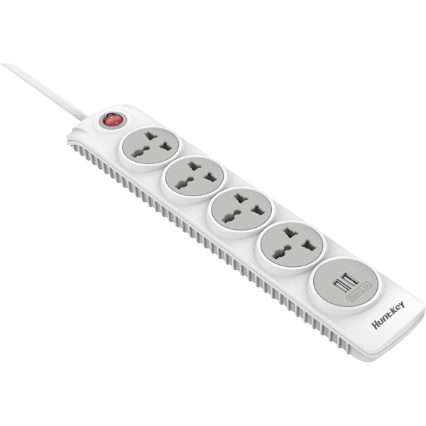 HUNTKEY SZN507 POWERSTRIP WITH 2 USB PORT 3M