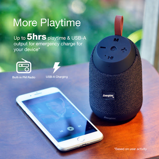 Energizer BTS-061 10W Bluetooth FM Speaker with Power Bank 1200mAh
