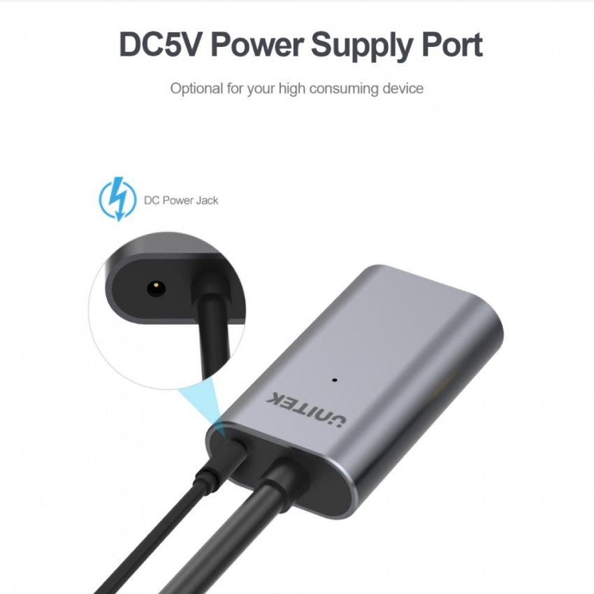 UNITEK Aluminum Extension Cable/Adapter USB 3.0 (Y-3005)