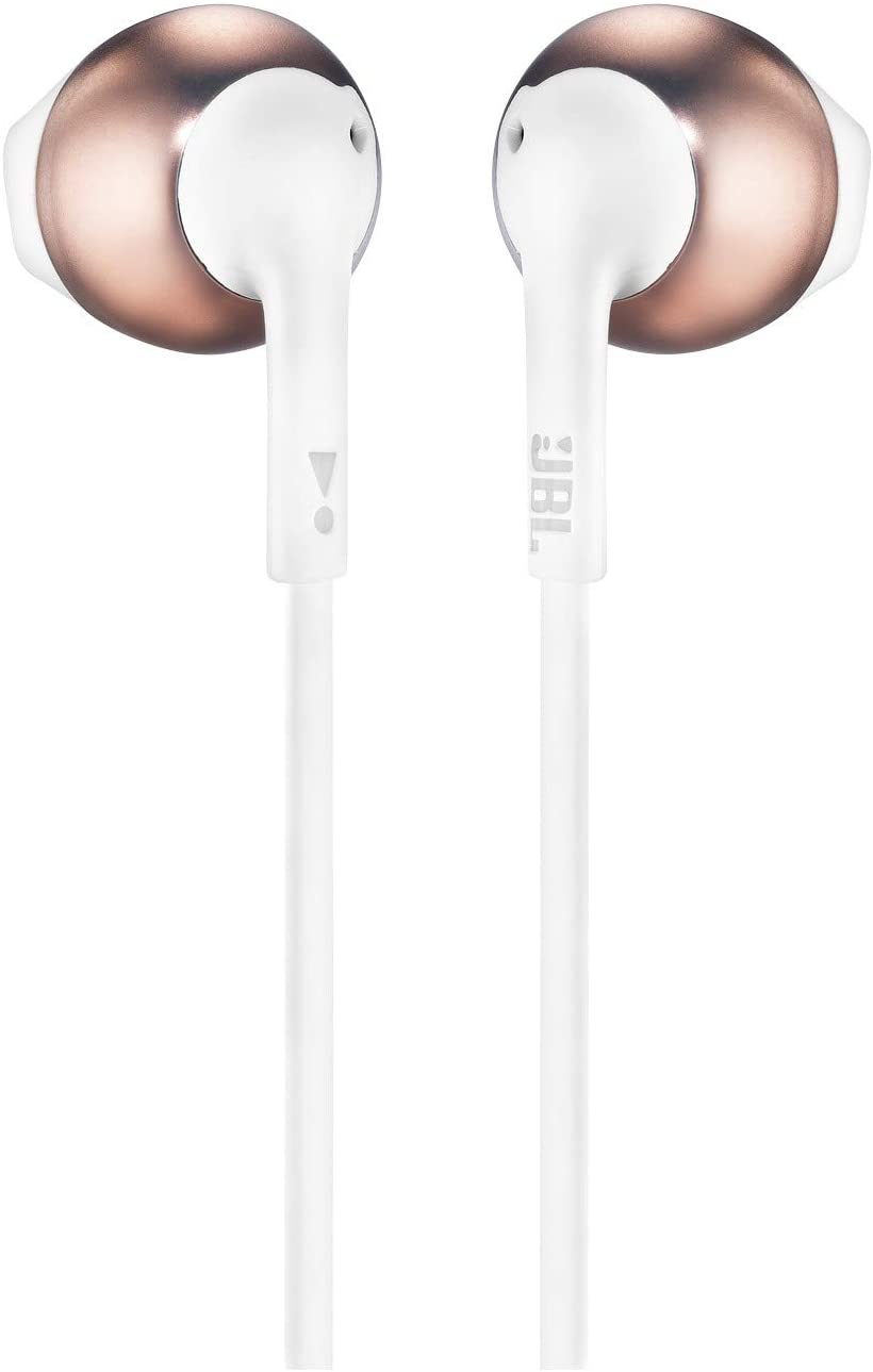 JBL TUNE 205 EARBUD HEADPHONE ROSEGOLD