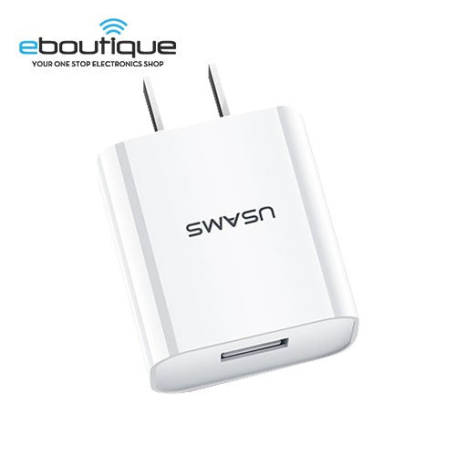 USAMS-LT travel charging set-land tu series (T18 SINGLE USB TRAVEL CHARGER + 3IN1 CHARGING CABLE