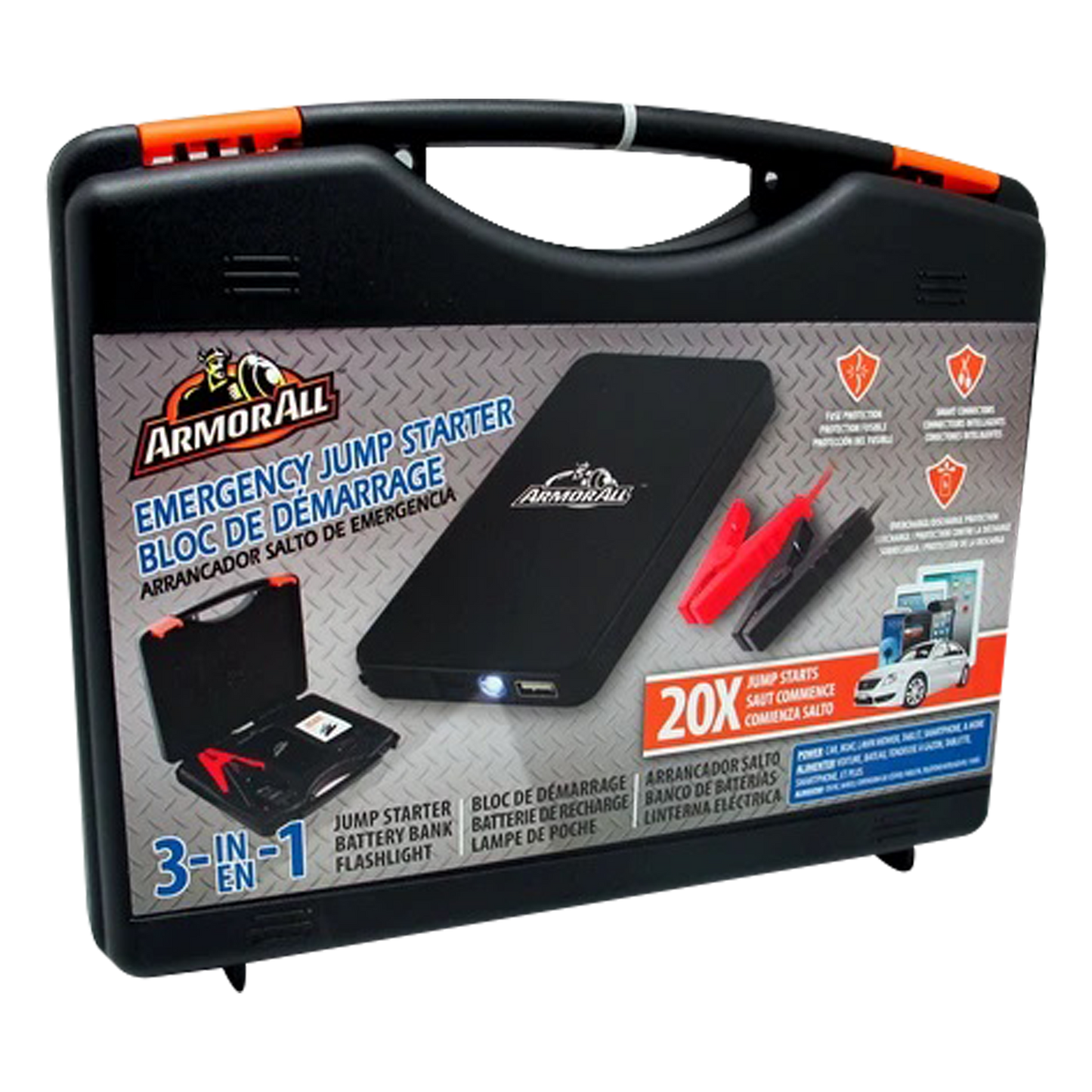 Armor All 3-in-1 Emergency Jumper Starter 6,000mAh AJS-1001