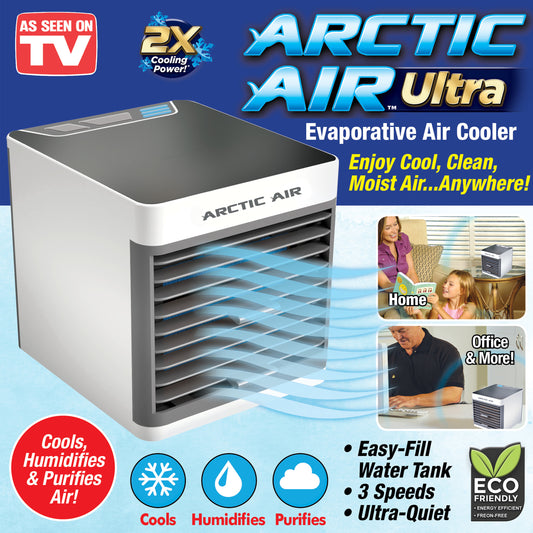 Arctic Air Ultra Mini Evaporative Air Cooler with Led Night Light MN-18008