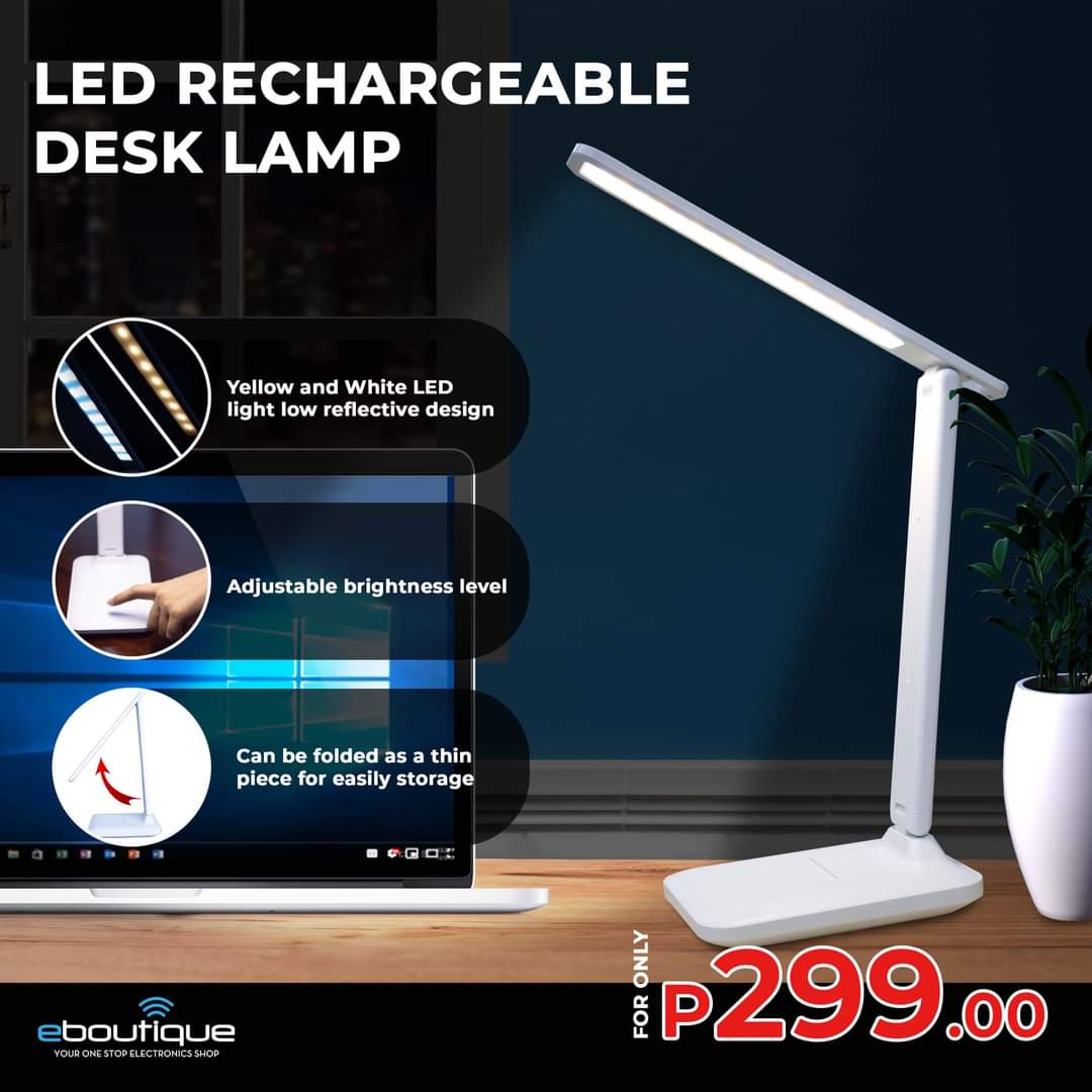 LED RECHARGEABLE DESK LAMP