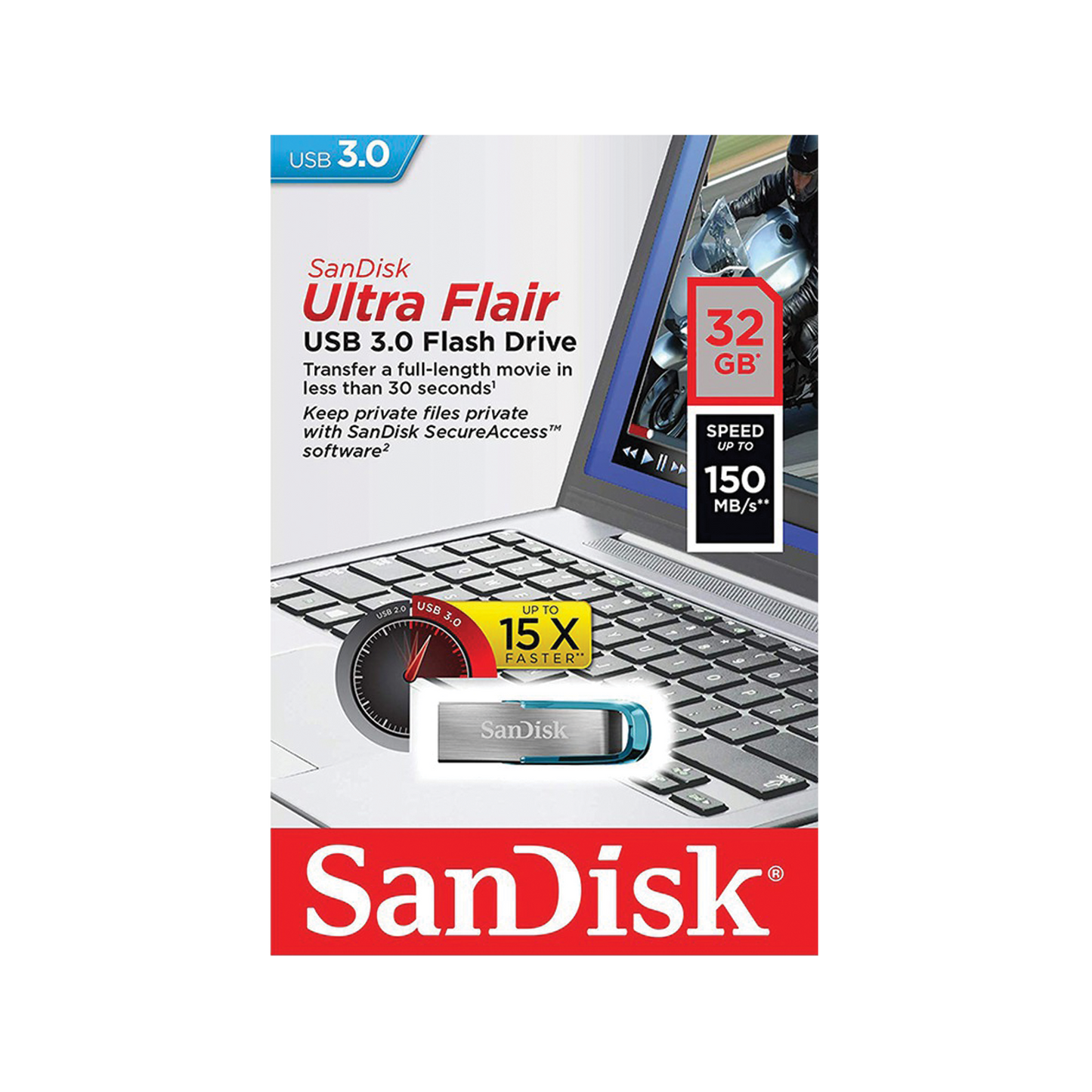 Sandisk Ultra Flair Flashdrive 3.0
