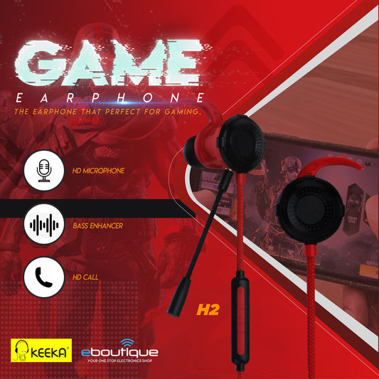 KEEKA H2 GAMING EARPHONE