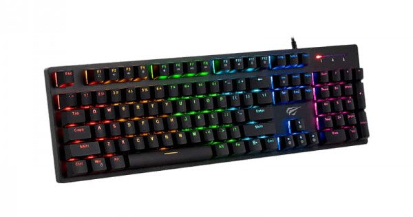 Havit KB858L RGB Backlit Multi Function Mechanical Keyboard