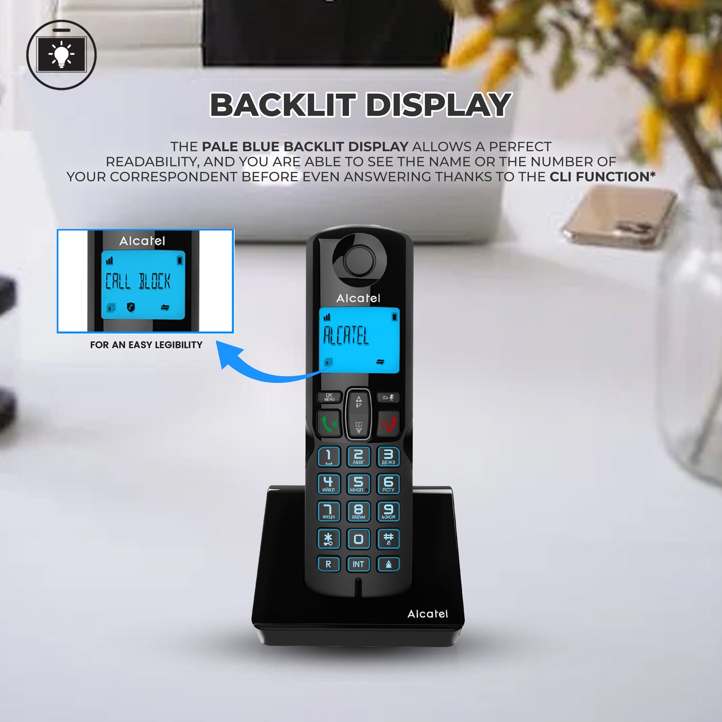 Alcatel S250 with Easy Call-Block function