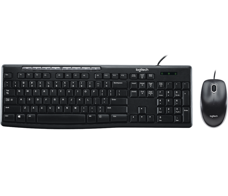 Logitech Media Keyboard and Mouse Combo MK200