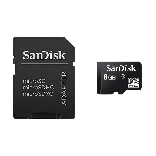Sandisk 8GB Micro SD Class 4 with Adapter (MTO)