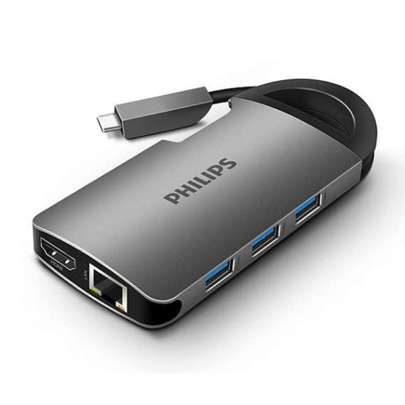PHILIPS DLK6518C/9 PHILIPS USB TYPE-C+HDMI+RJ45+SD+TF+TYPE C