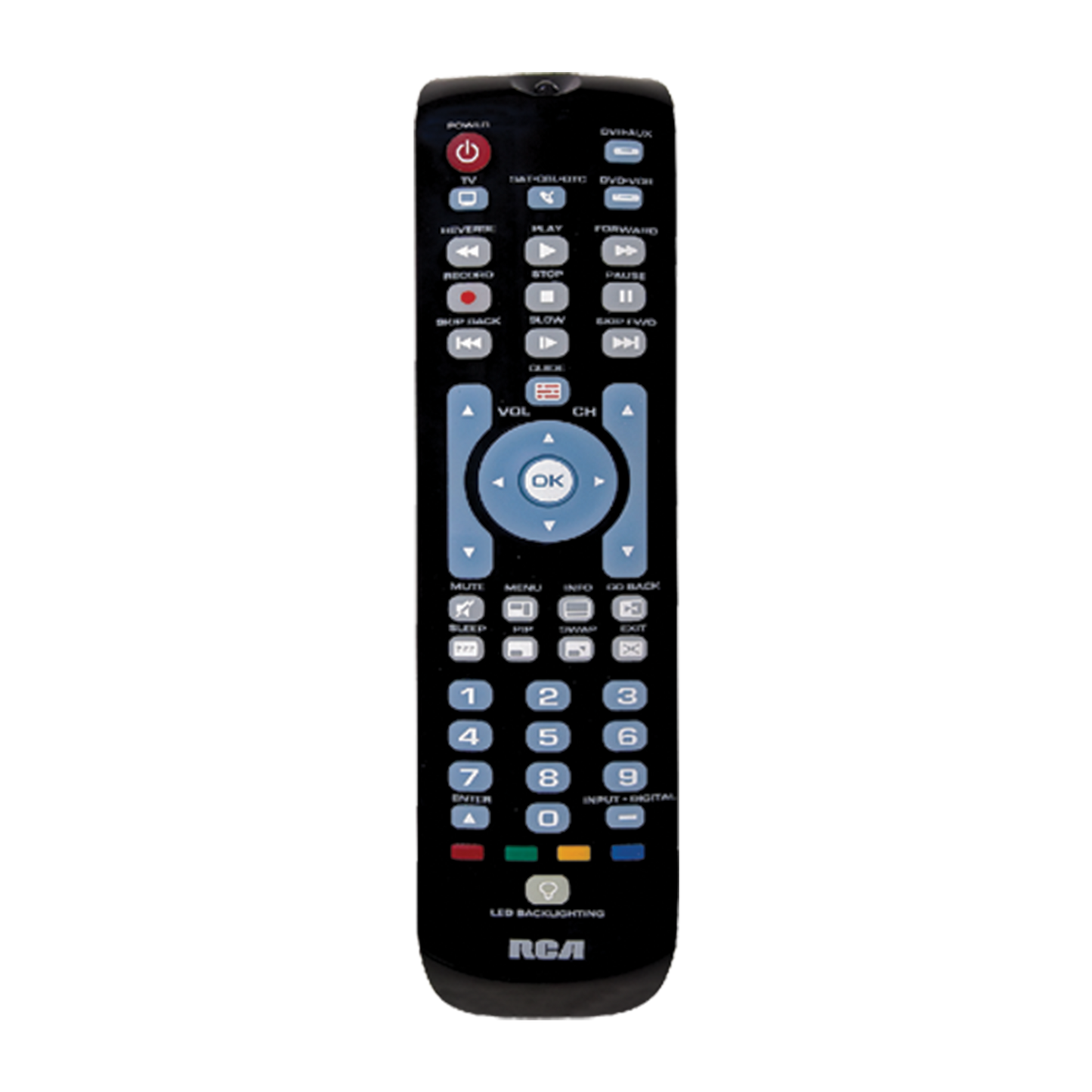 RCA 4-Device Universal TV Remote Control RCRN04GR