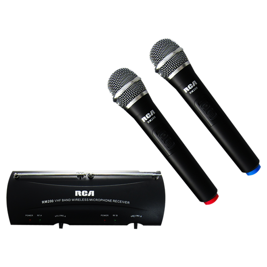 RCA Professional Wireless Microphone with Receiver Pair RM200