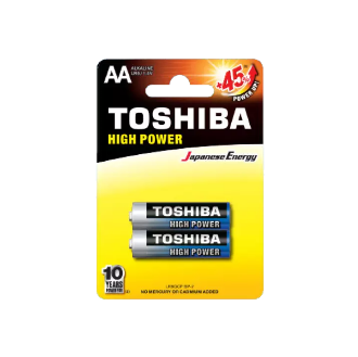 LR6GCP BP-2CN TOSHIBA ALKALINE BATTERY AA 2PC