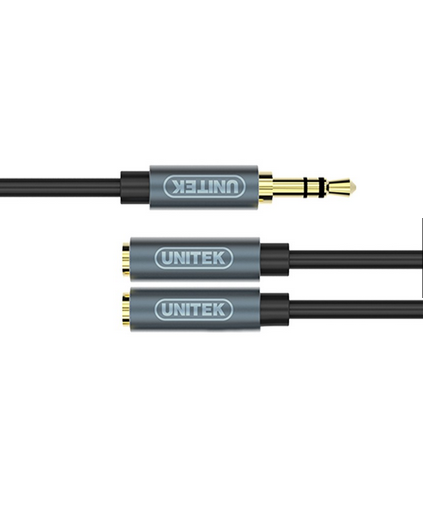 UNITEK Y-956ABK UNITEK 3.5MM AUDIO SPLITTER 0.2M