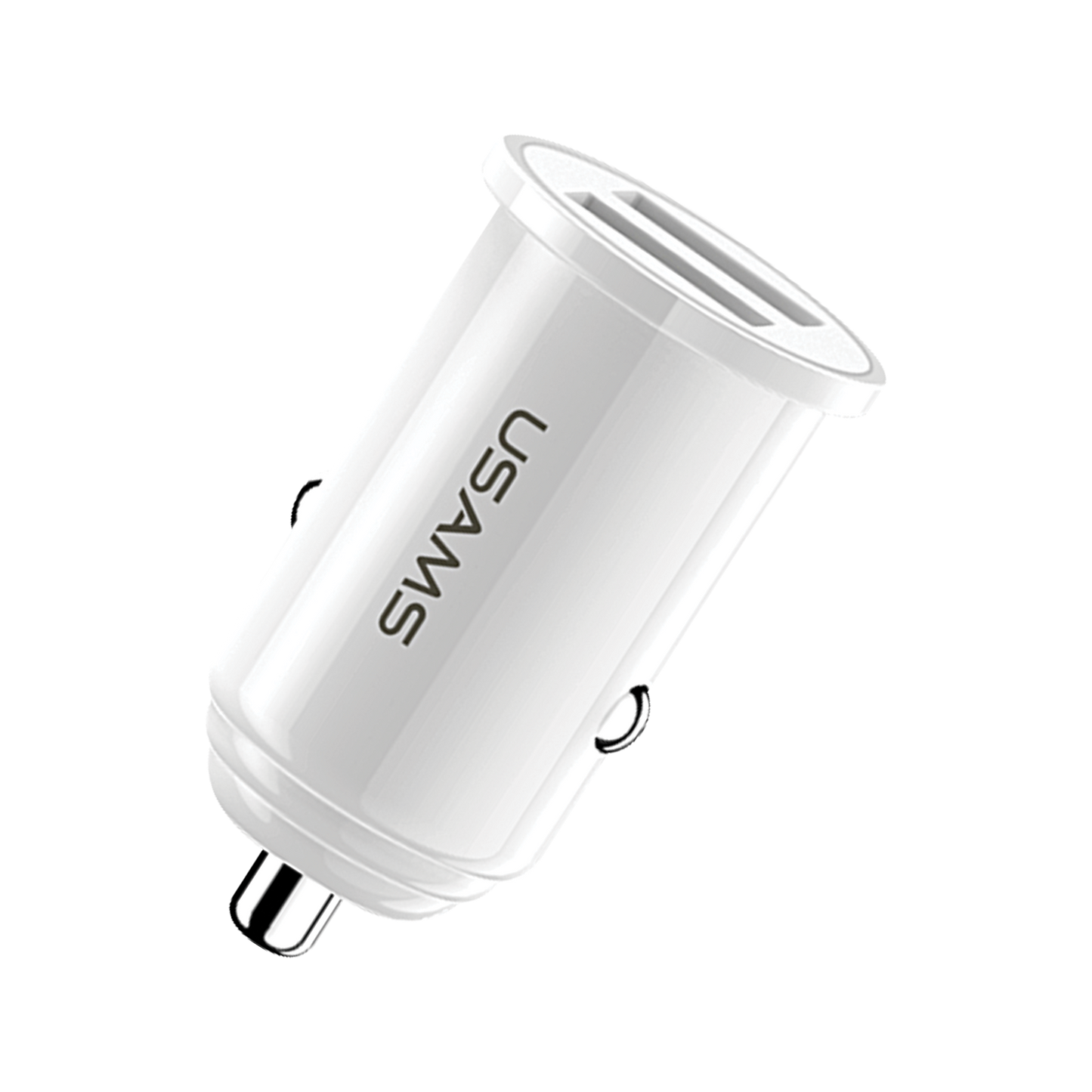 Usams C8 Dual USB Mini Car Charger US-CC055