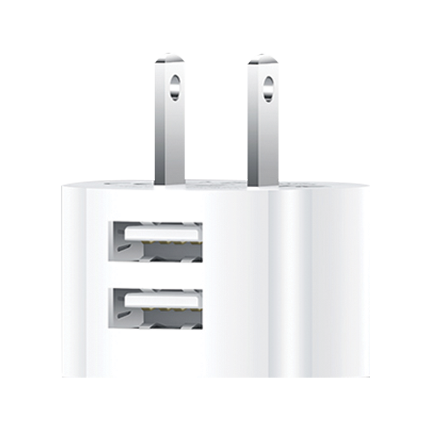 Usams T20 Dual USB Round Travel Charger US-CC079