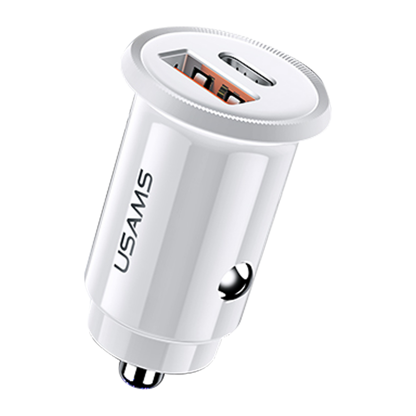 Usams C12 QC4.0+PD3.0 Fast Charging Car Charger US-CC086