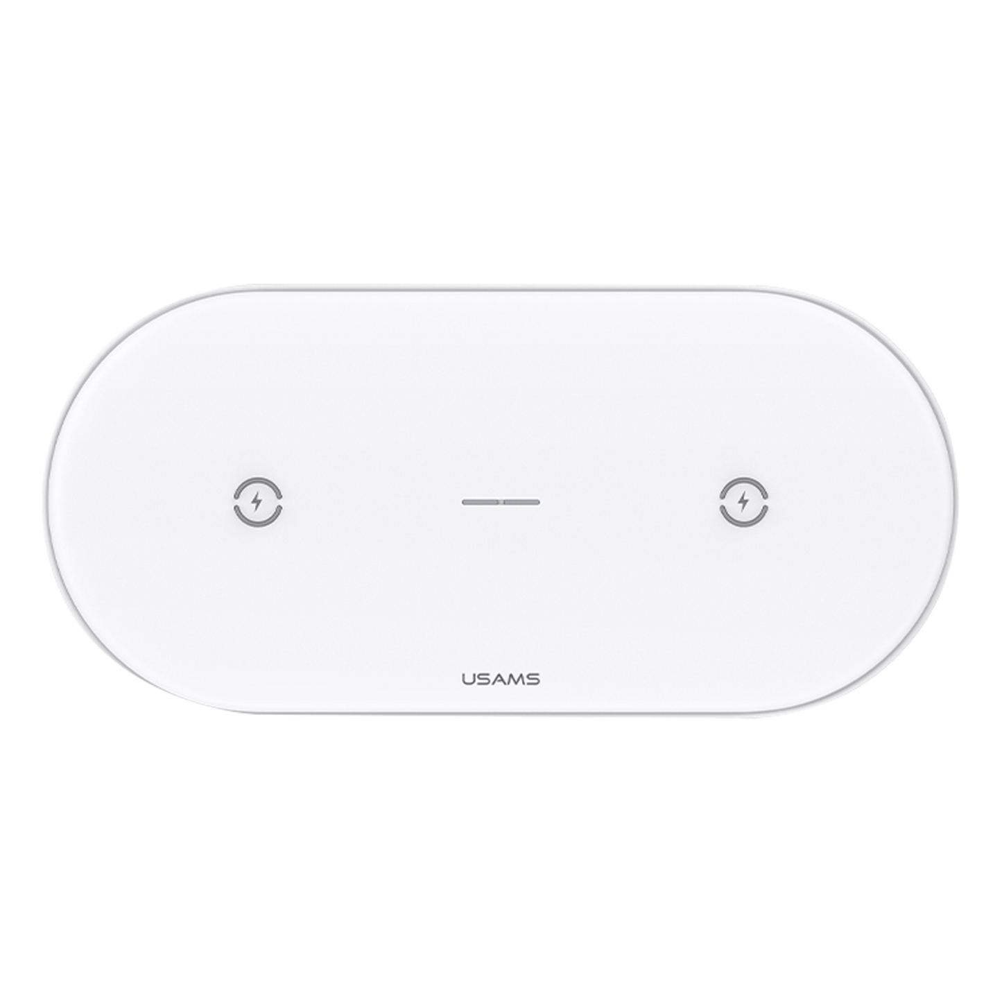 Usams Dual Coil Wireless Charger for Mobile Phones and Earbuds US-CD120