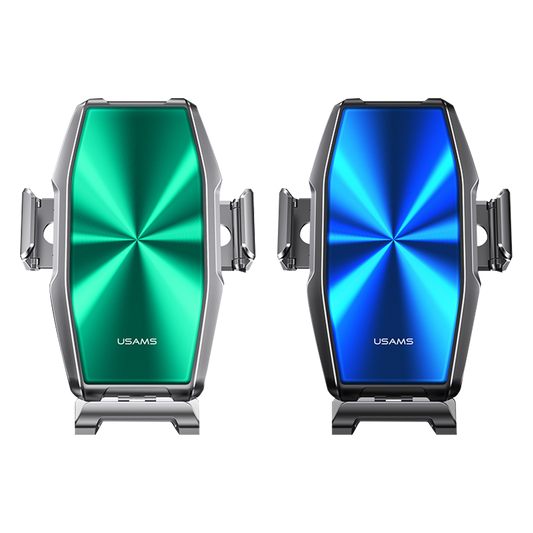 Usams FOD + Coil Automatic Induction 15W Wireless Charging Car Holder - Zenya Series (Air Vent) US-CD134