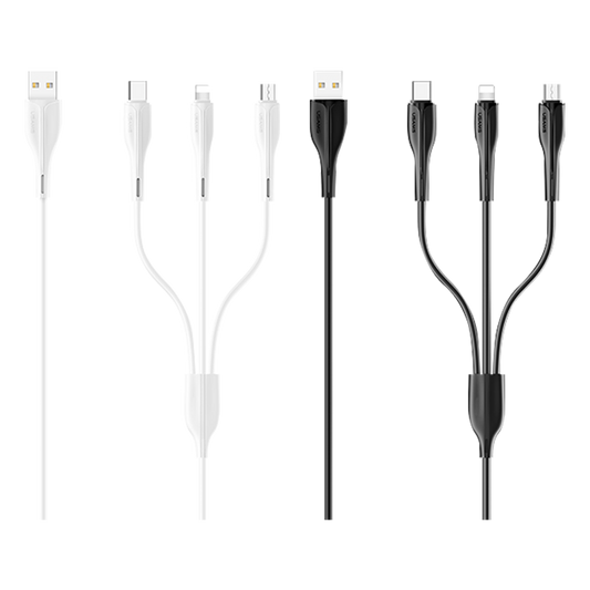 Usams U38 3-in-1 Charging Cable 1m US-SJ374