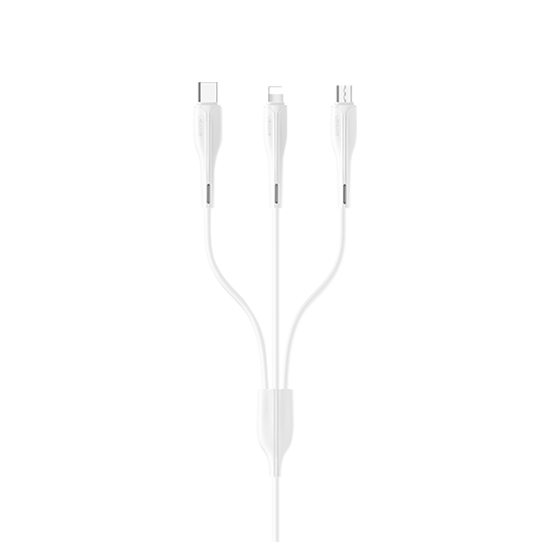 Usams U38 3-in-1 Charging Cable 1m US-SJ374
