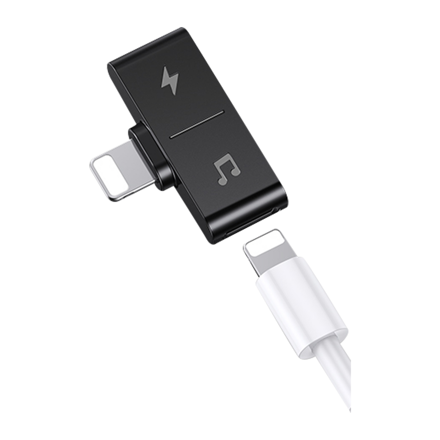 Usams AU12 Dual Lightning Charging and Audio Adapter US-SJ384