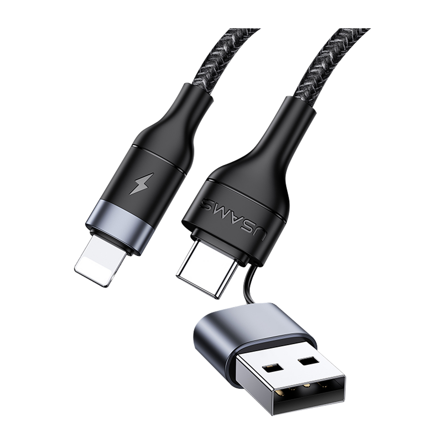 Usams U31 Type-C/USB To Lightning PD Fast Charging and Data Cable 1.2m US-SJ404