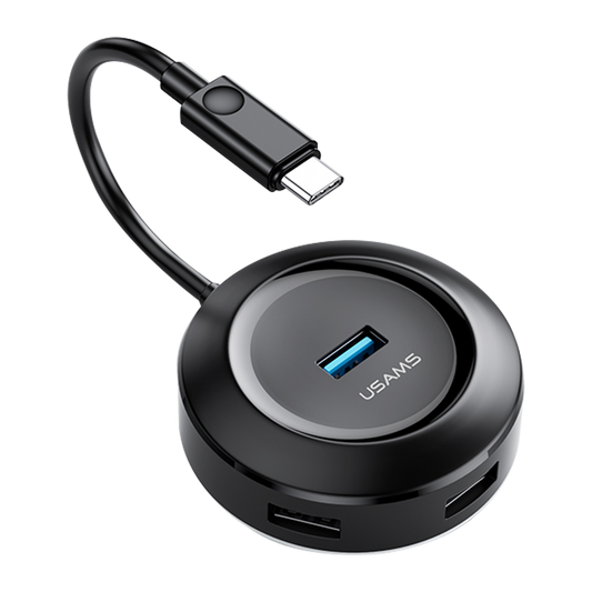 Usams 4 USB HUB Smart Adapter Type-C 3.0 US-SJ415
