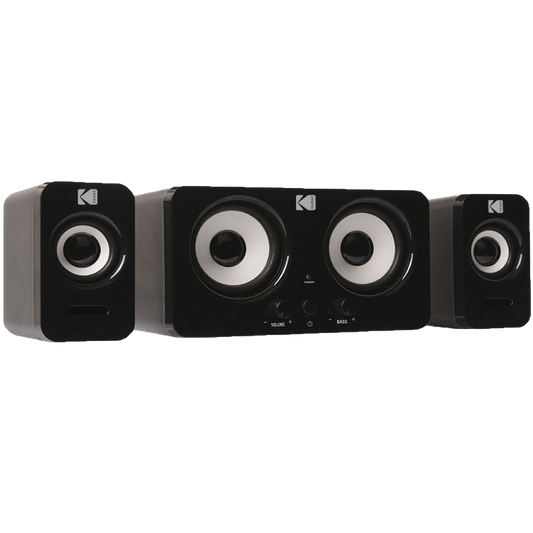 Kodak Wired Portable Computer Speaker 2.1 Subwoofer WCS-502