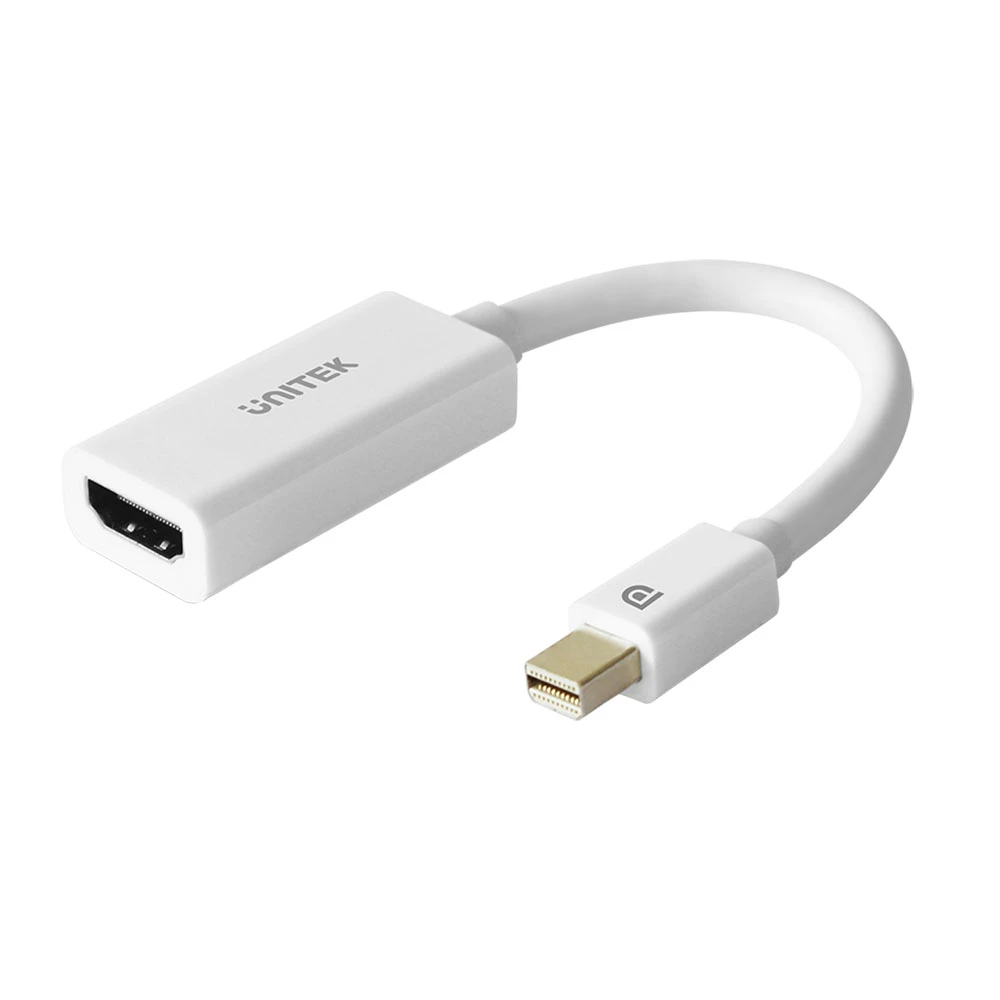 Unitek 4K Mini DisplayPort (M) to HDMI (F) Adapter 0.2M Y-6331