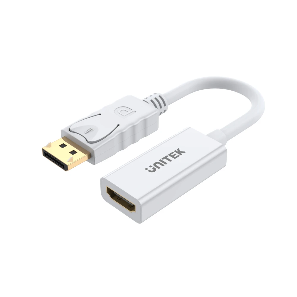 Unitek 4K DisplayPort (M) to HDMI (F) Adapter 0.2M Y-6332