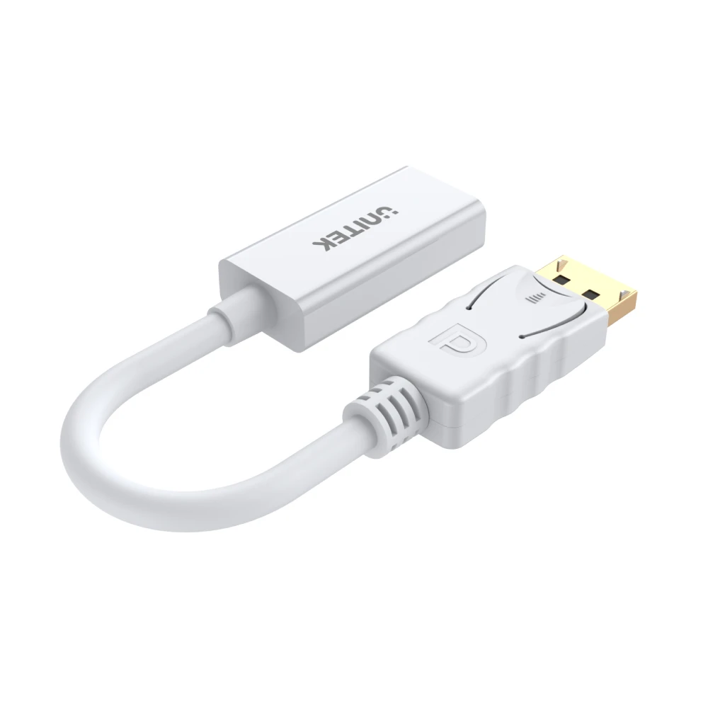 Unitek 4K DisplayPort (M) to HDMI (F) Adapter 0.2M Y-6332