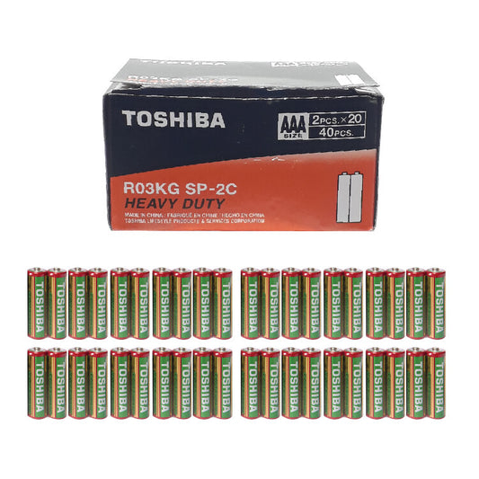 R03KG SP-2C AAA TOSHIBA CARBON ZINC BATTERY
