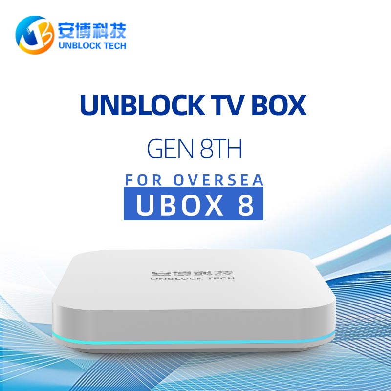 UNBLOCK TVBOX UBOX8 PRO MAX GEN 8TH