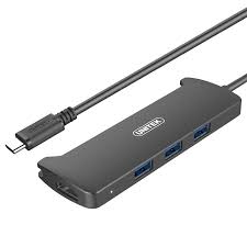 V300ABK Unitek Hub USB 3.1 Type-C 3-Port + HDMI Converter