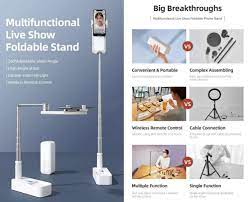 USAMS US-ZB209 Multifunctional Live Show Foldable Phone Stand