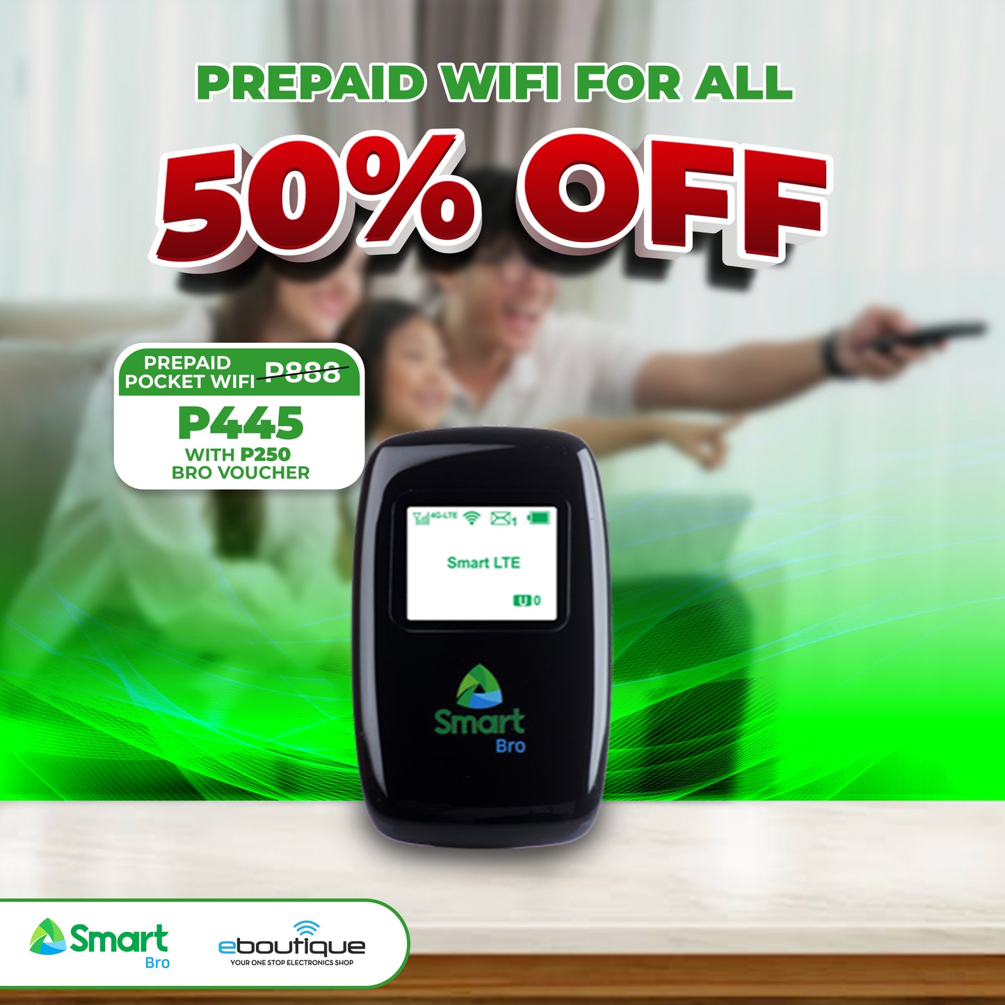 SMART BRO LTE PREPAID POCKET WIFI