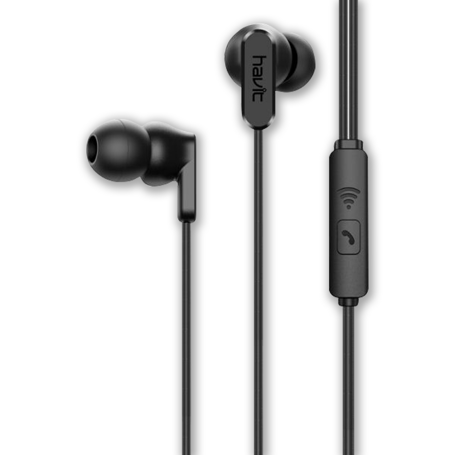 Havit E73P Black Wired In-ear Earphones (HAVE73P)