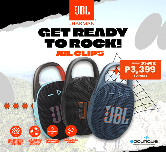 JBL CLIP 5 ULTRA - PORTABLE WATERPROOF SPEAKER