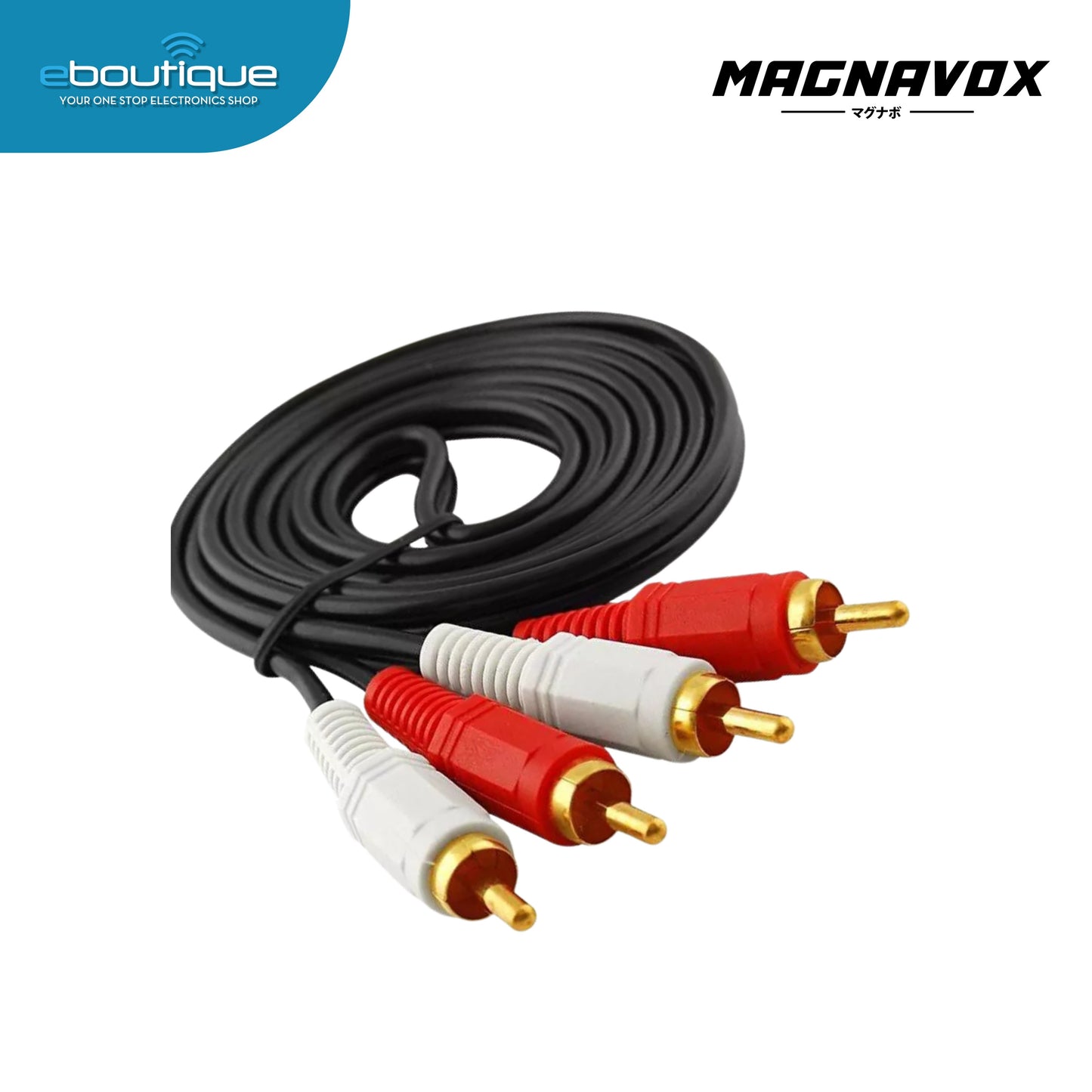 MAGNAVOX AUDIO CABLE 2RCA TO 2RCA 5M (STA-2R01)