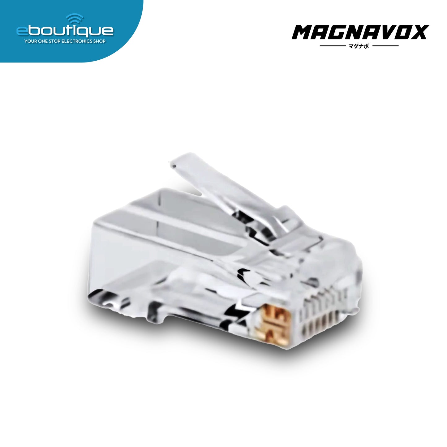 MAGNAVOX RJ45 CONNECTOR 8P8C, 12PCS (STA-NC001)