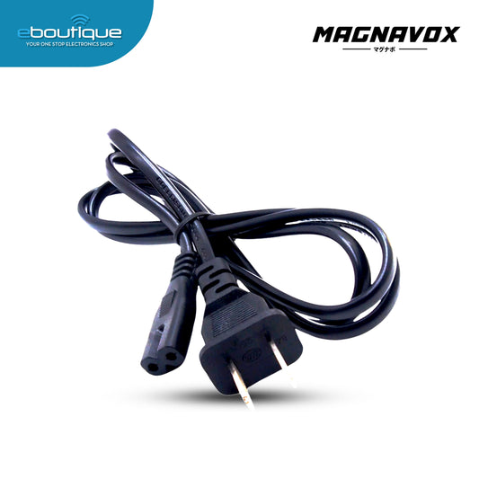 MAGNAVOX 2-PRONG AC ADAPTER POWER CORD 1.5M (STA-PC103)