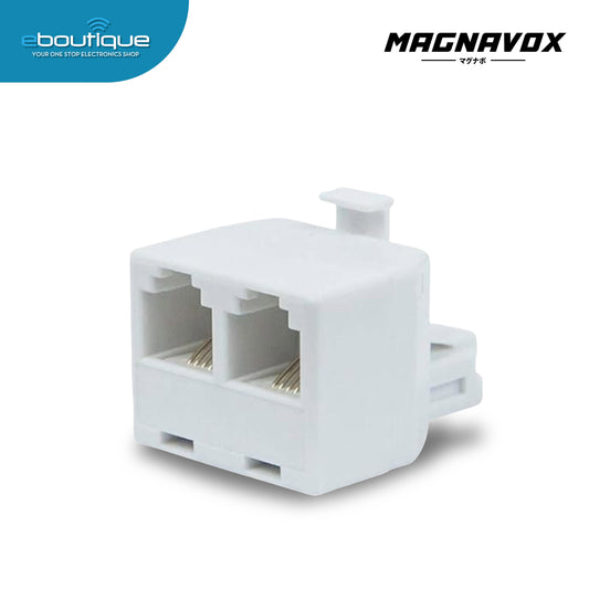 MAGNAVOX TEL.DUPLEX JACK,1 PLUG - 2 JACK (STA-TC003)